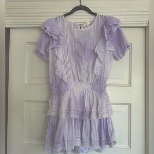 LoveshackFancy Natasha mini dress.